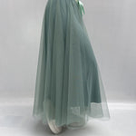 Gonna lunga in tulle - Ofelia MK04.015 ACQUAMARINA OFELIA 