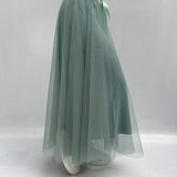 Gonna lunga in tulle - Ofelia MK04.015 ACQUAMARINA OFELIA 