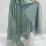 Gonna lunga in tulle - Ofelia MK04.015 ACQUAMARINA OFELIA 