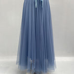 Gonna lunga in tulle MK04.015 AZZURRO OFELIA 