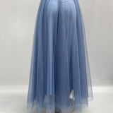 Gonna lunga in tulle MK04.015 AZZURRO OFELIA 