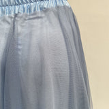 Gonna lunga in tulle MK04.015 AZZURRO OFELIA 