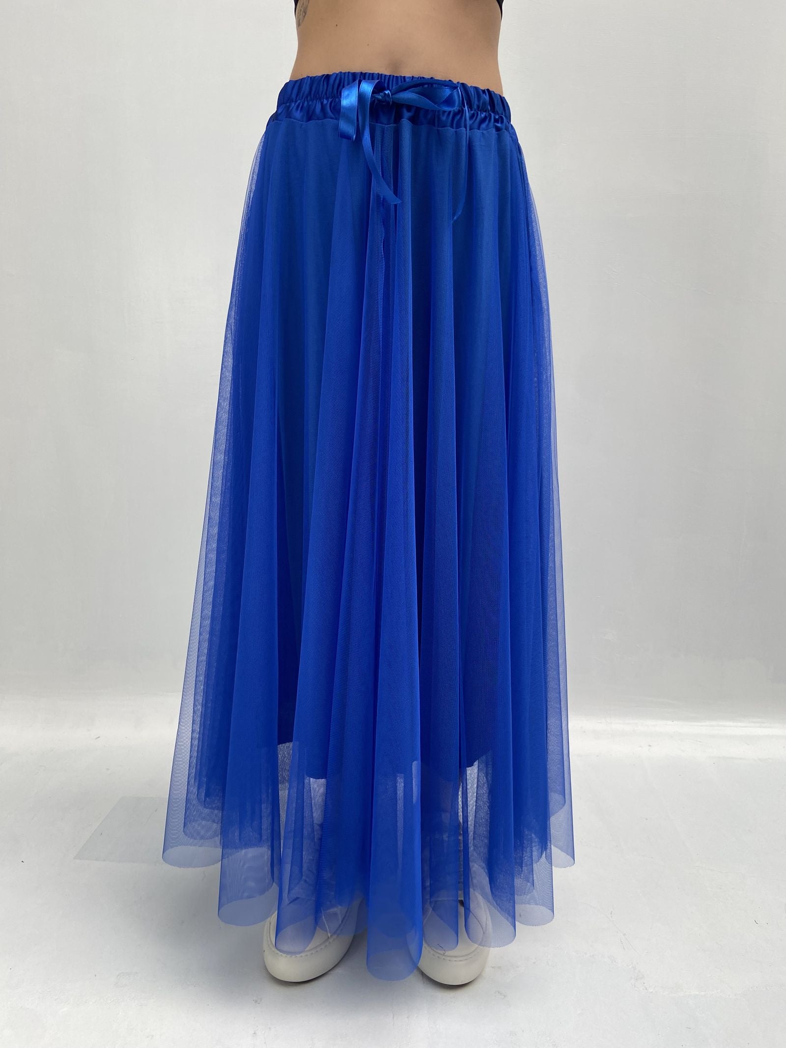 Gonna lunga in tulle MK04.015 BLUETTE OFELIA 