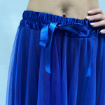 Gonna lunga in tulle MK04.015 BLUETTE OFELIA 