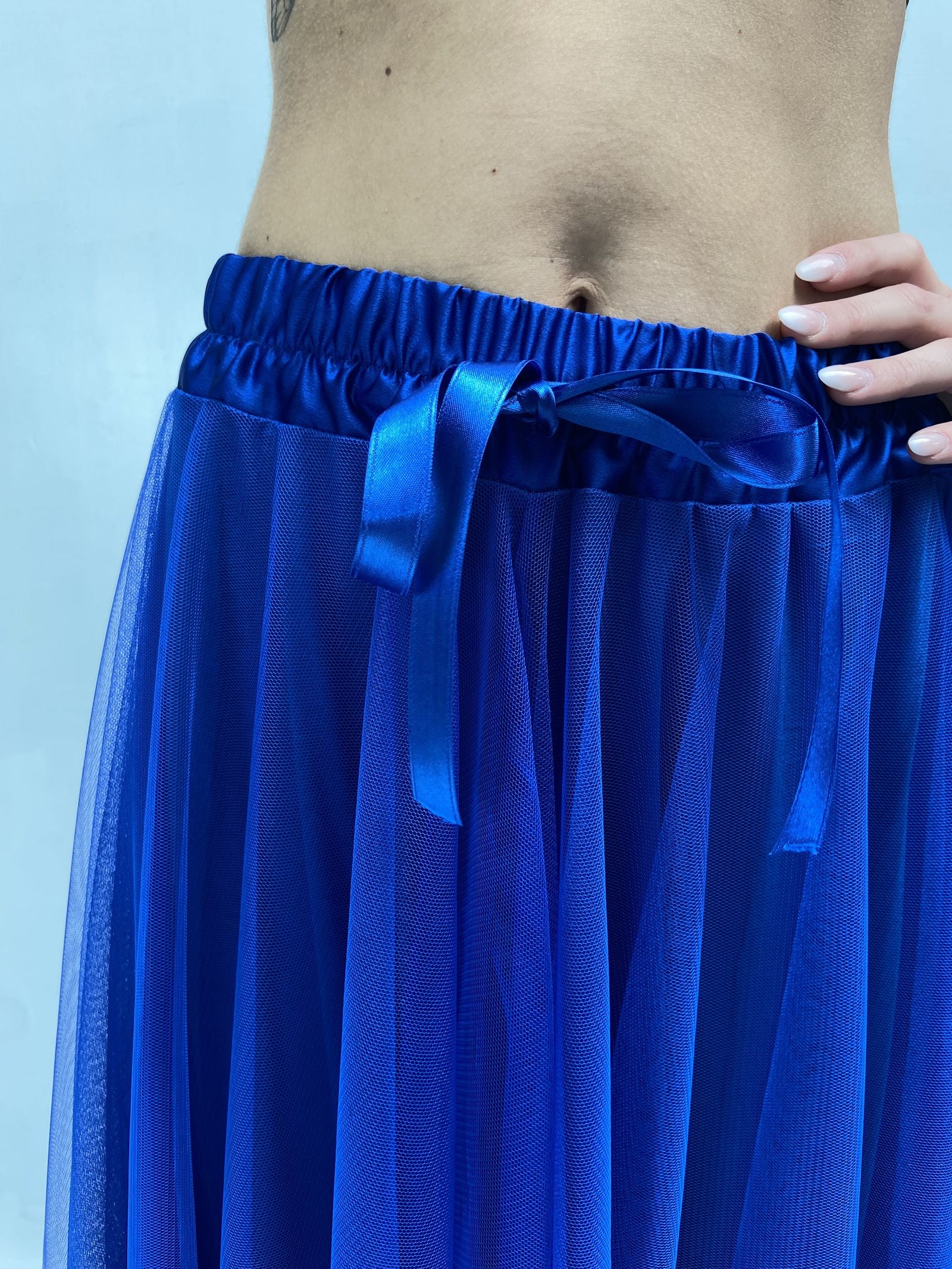Gonna lunga in tulle MK04.015 BLUETTE OFELIA 