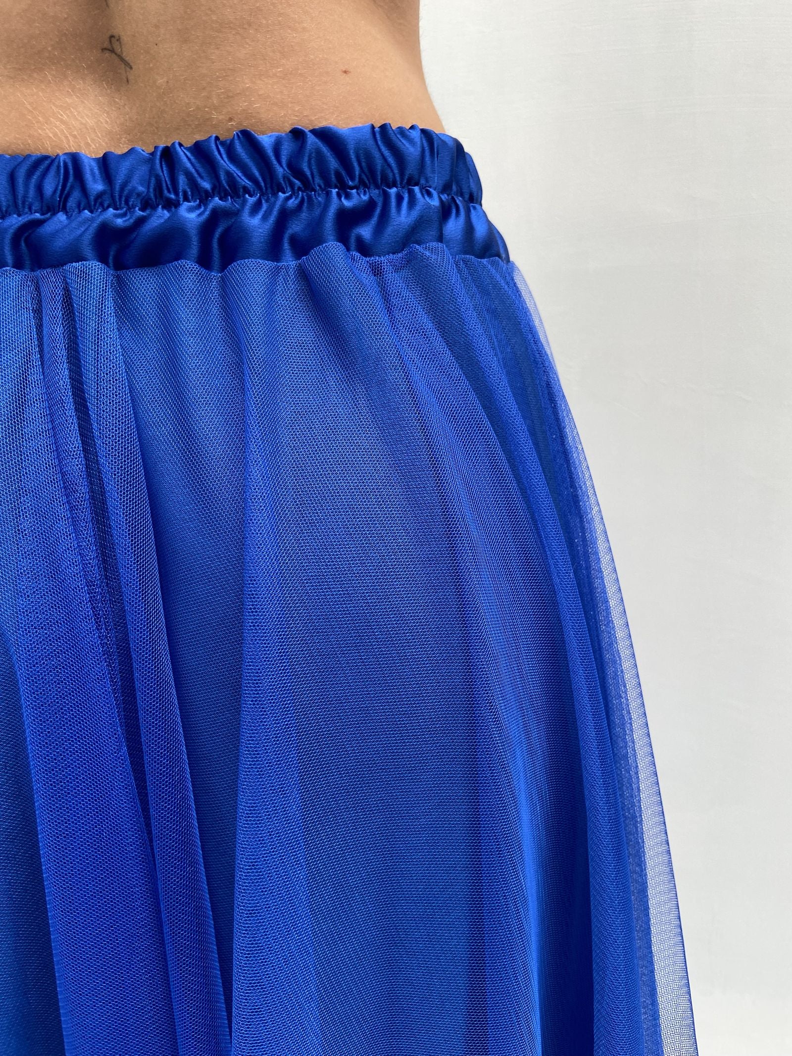Gonna lunga in tulle MK04.015 BLUETTE OFELIA 