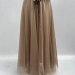 Gonna lunga in tulle MK04.015 CARAMELLO OFELIA 