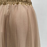 Gonna lunga in tulle MK04.015 CARAMELLO OFELIA 
