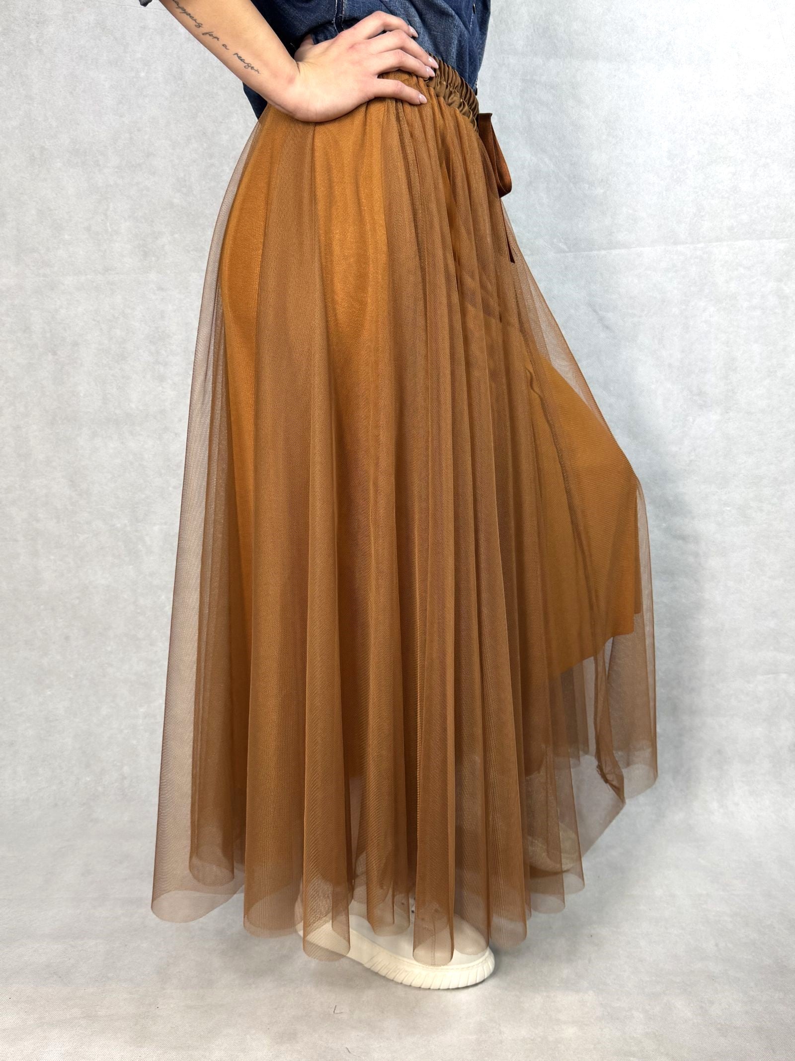 Gonna lunga in tulle MK04.015 COCCIO OFELIA 
