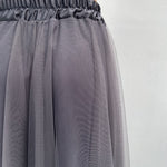 Gonna lunga in tulle MK04.015 GRIGIO OFELIA 