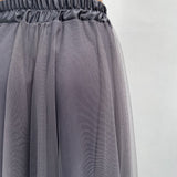 Gonna lunga in tulle MK04.015 GRIGIO OFELIA 
