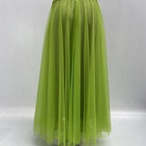 Gonna lunga in tulle MK04.015 LIME OFELIA 