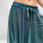 Gonna lunga in tulle MK04.015 MILITARE OFELIA 