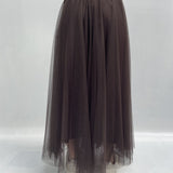 Gonna lunga in tulle MK04.015 MORO OFELIA 