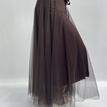 Gonna lunga in tulle MK04.015 MORO OFELIA 