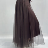 Gonna lunga in tulle MK04.015 MORO OFELIA 