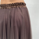 Gonna lunga in tulle MK04.015 MORO OFELIA 
