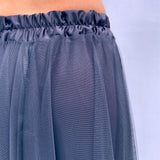Gonna lunga in tulle MK04.015 NERO OFELIA 