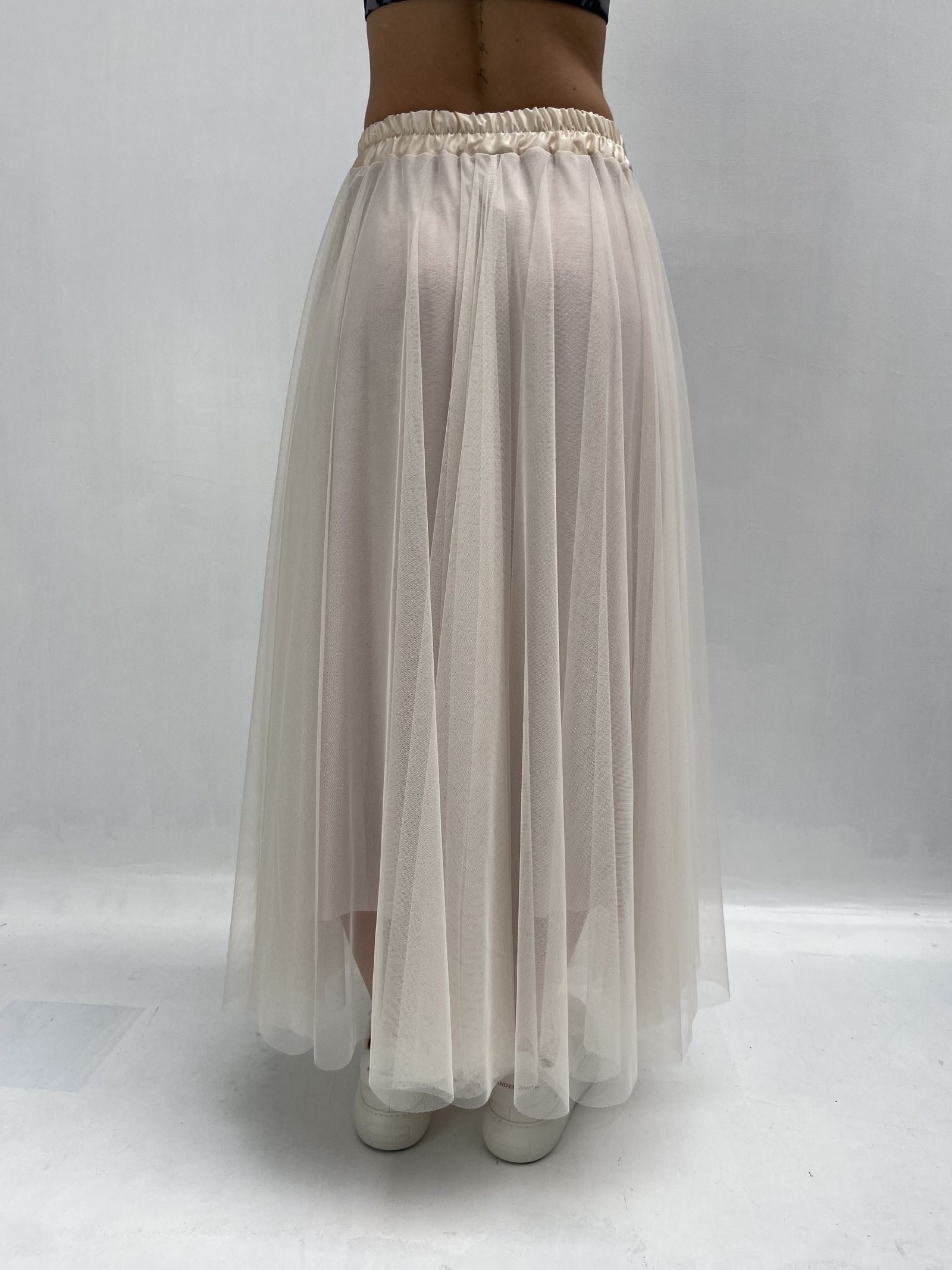 Gonna lunga in tulle MK04.015 PANNA OFELIA 