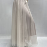 Gonna lunga in tulle MK04.015 PANNA OFELIA 
