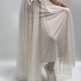 Gonna lunga in tulle MK04.015 PANNA OFELIA 
