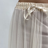 Gonna lunga in tulle MK04.015 PANNA OFELIA 