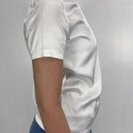 T-shirt lucida girocollo MM203633 BIANCO OFELIA 