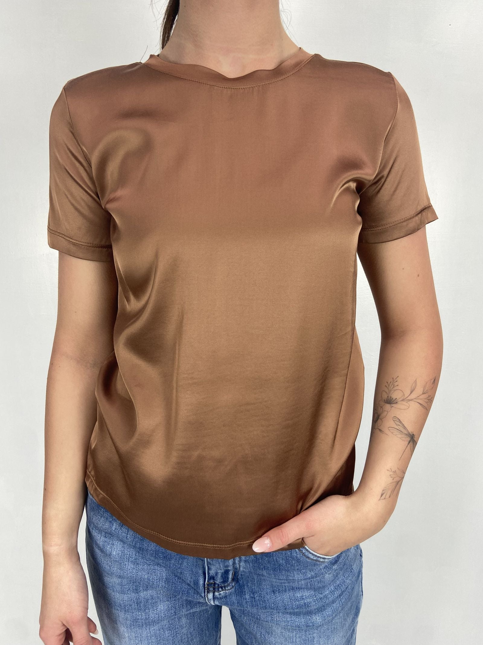 T-shirt lucida girocollo MM203633 COCCIO OFELIA 