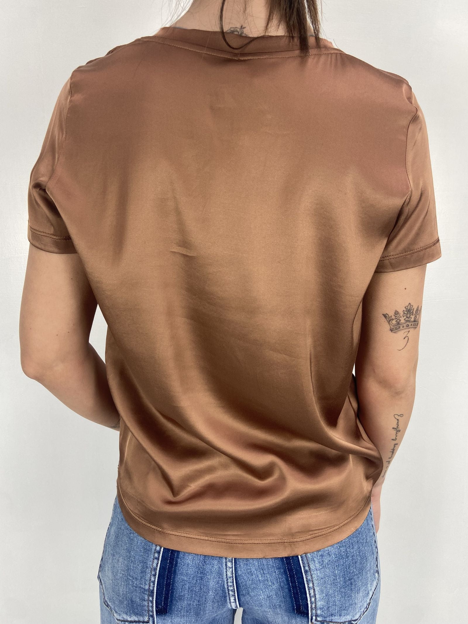 T-shirt lucida girocollo MM203633 COCCIO OFELIA 
