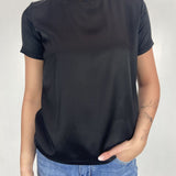 T-shirt lucida girocollo MM203633 NERO OFELIA 