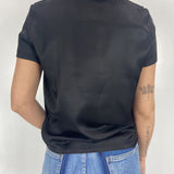 T-shirt lucida girocollo MM203633 NERO OFELIA 