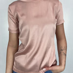 T-shirt lucida girocollo MM203633 ROSA OFELIA 
