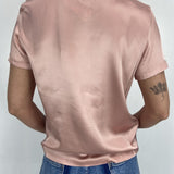 T-shirt lucida girocollo MM203633 ROSA OFELIA 