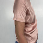 T-shirt lucida girocollo MM203633 ROSA OFELIA 