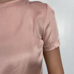 T-shirt lucida girocollo MM203633 ROSA OFELIA 