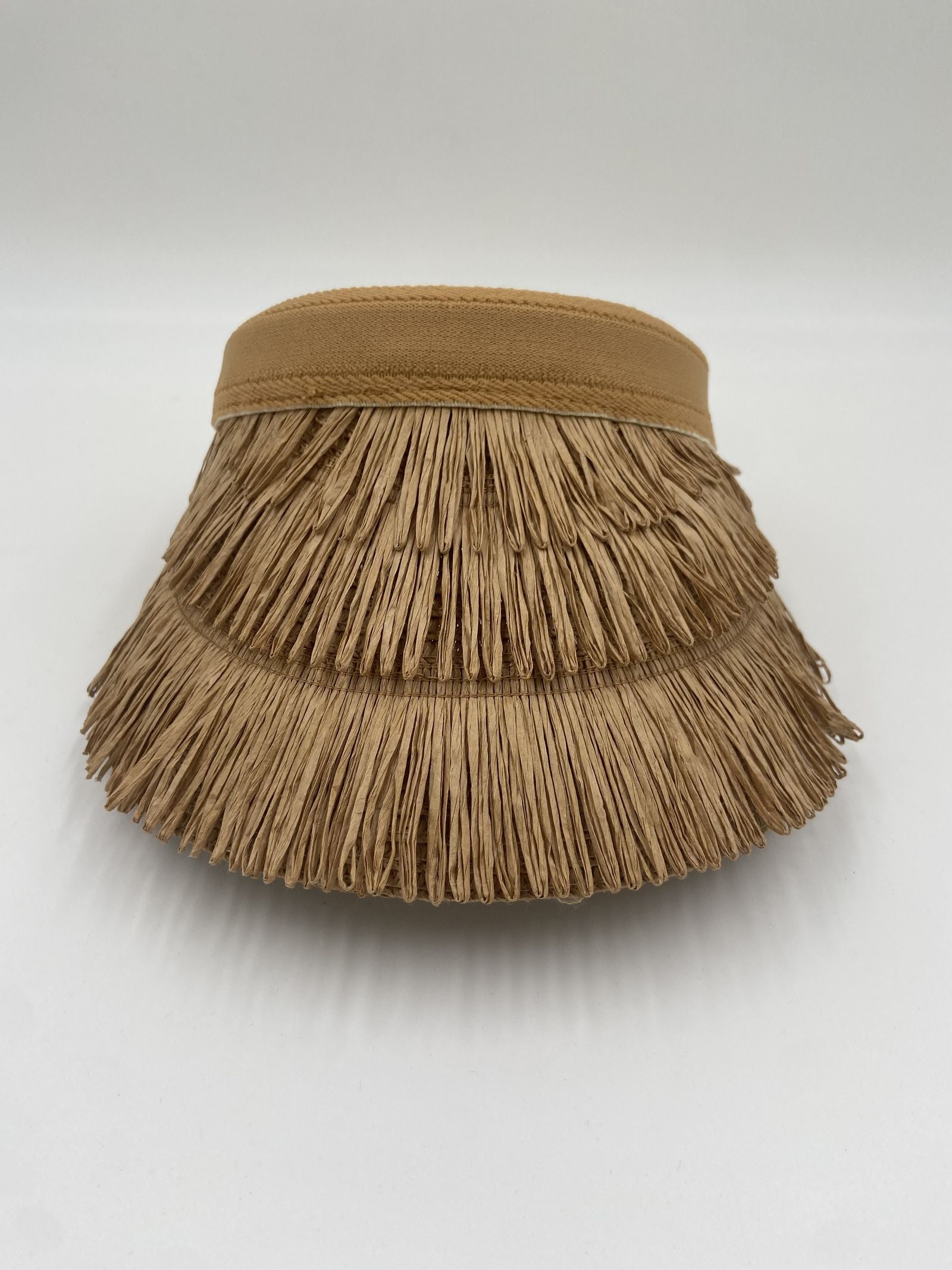 Visiera con frange - Ofelia YM0899 TAUPE OFELIA 