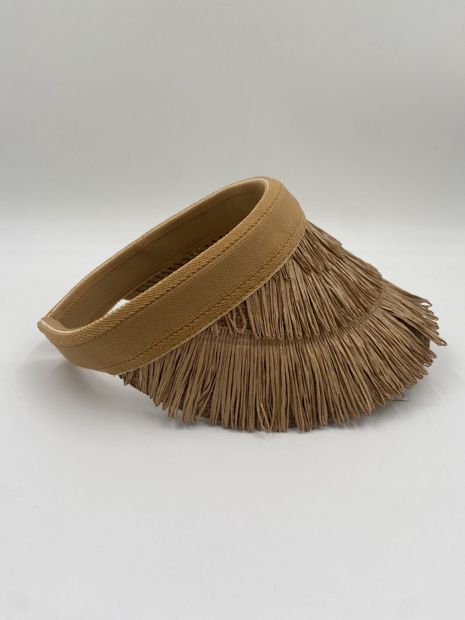 Visiera con frange - Ofelia YM0899 TAUPE OFELIA 