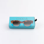 Occhiale da sole Claudia OK013HB AZZURROMARRONE OKKIA 