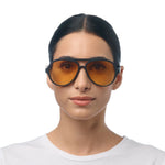 Occhiale da sole Alessio OK021BKYE NEROGIALLO OKKIA 