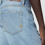 Jeans largo con fondo sfrangiato - Pinko 103857-A2E5 PJN PINKO 