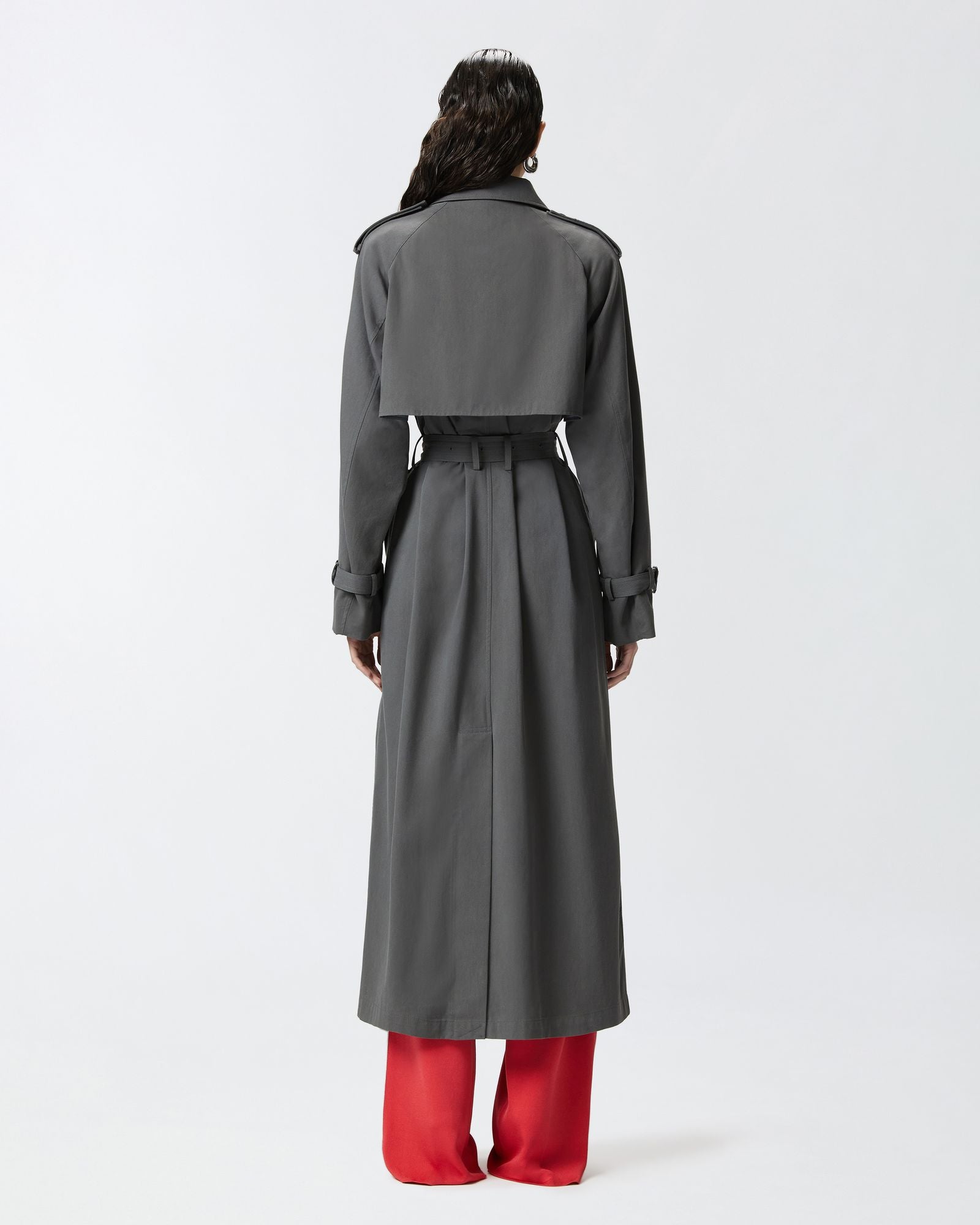 Trench classico in cotone delavè 104599-A2BX I99 PINKO 