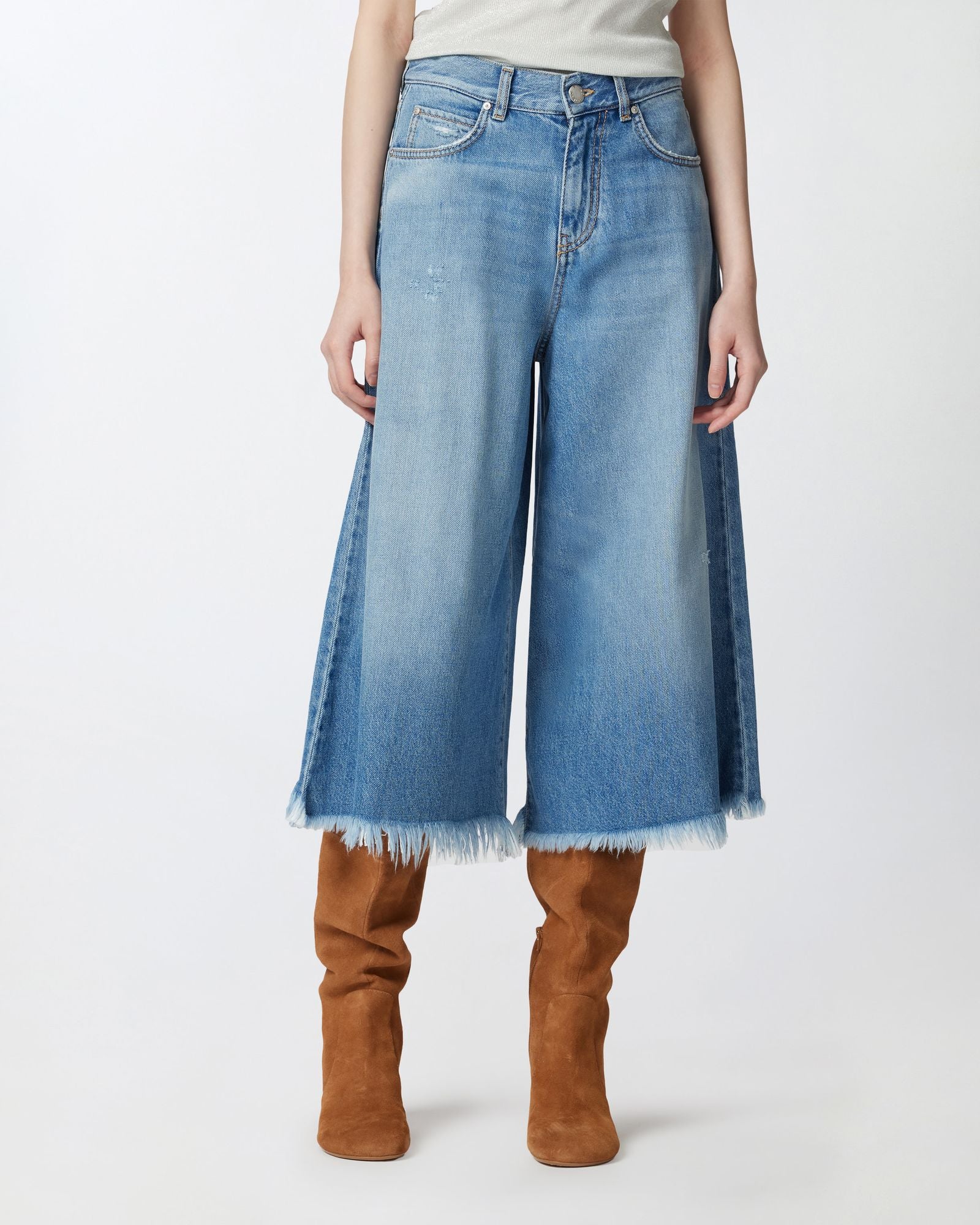Bermuda in denim - Pinko 104646-A2DZ PJO PINKO 