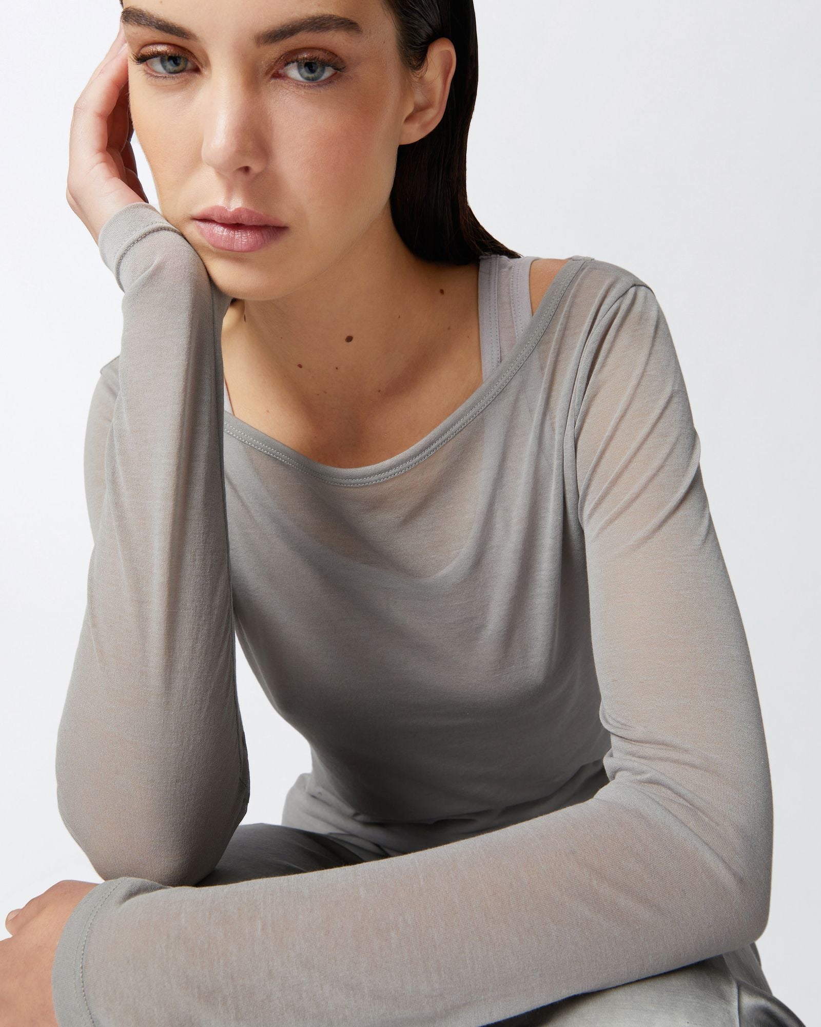 Maglia in garza leggera 104653-A2CL IIA PINKO 