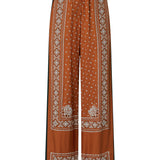Pantalone ampio leggero stampa bandana 104663-A2CK LZ3 PINKO 
