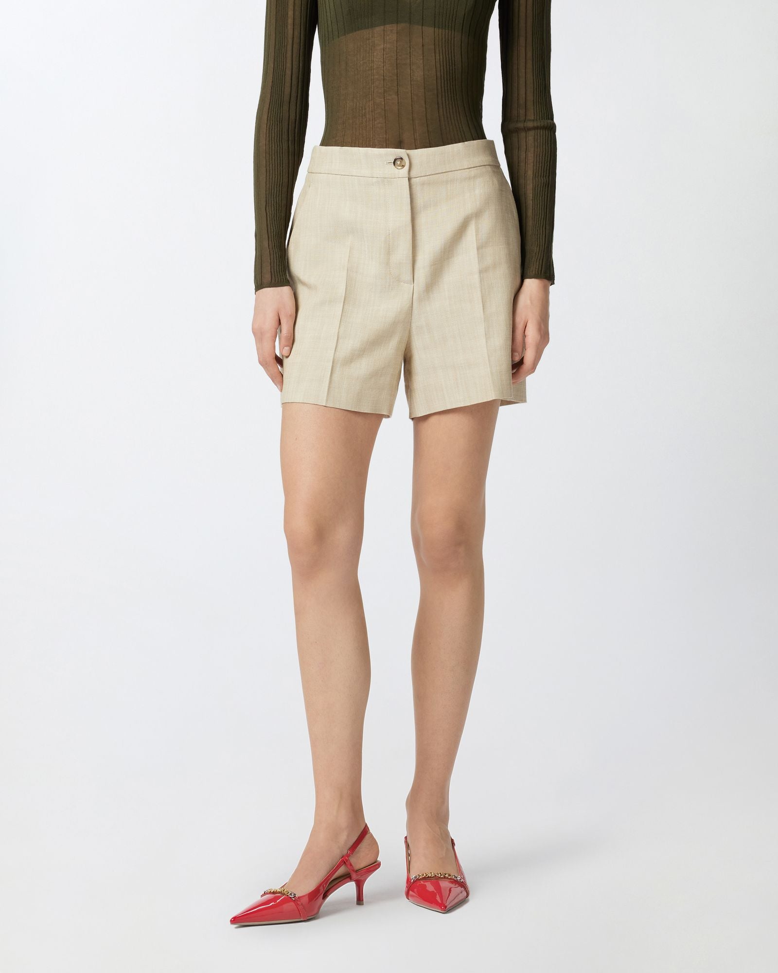 Short elegante con tasche 104702-A2EJ D18 PINKO 