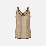Top a rete con paillettes 104710-A2EX X26 PINKO 