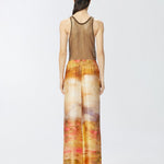 Top a rete con paillettes 104710-A2EX X26 PINKO 