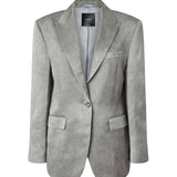 Giacca monopetto in raso fiammato 104716-A2BP I53 PINKO 