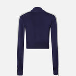 Felpa con zip in tessuto piquet 104738-A2FQ EZ1 PINKO 