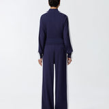 Felpa con zip in tessuto piquet 104738-A2FQ EZ1 PINKO 